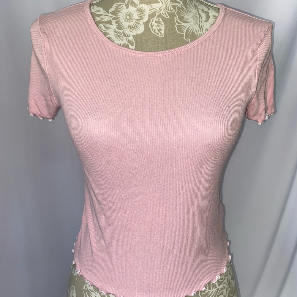 Pink Crop Top